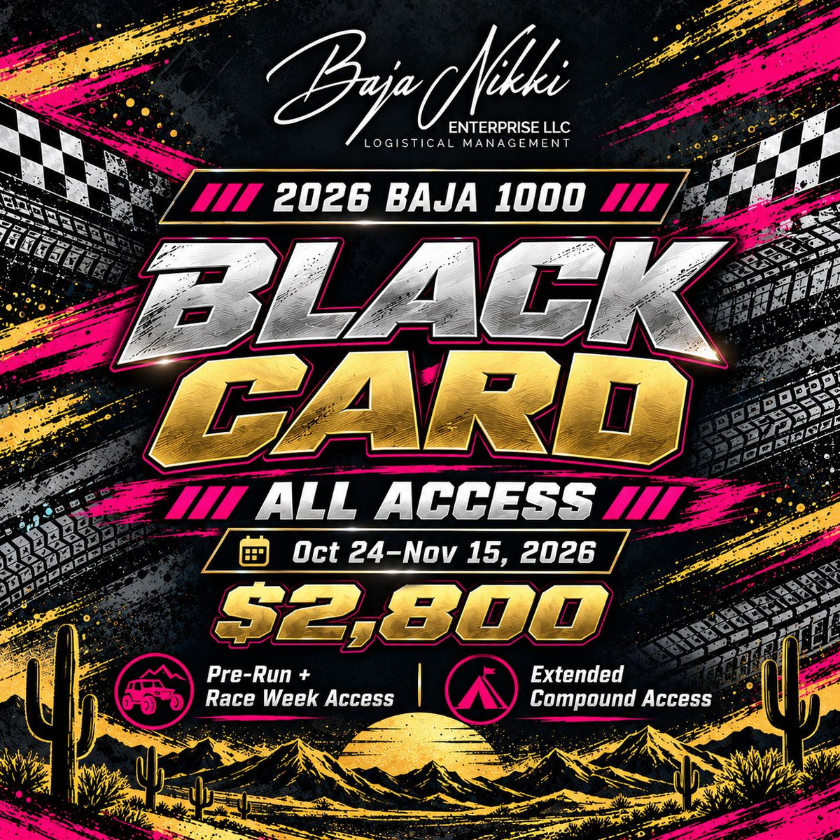 All Access Black Card | BajaNikki Racer Compound